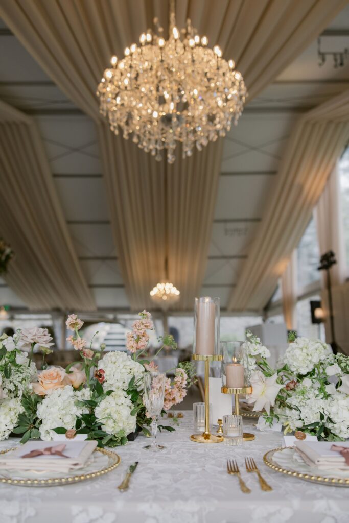luxury wedding reception